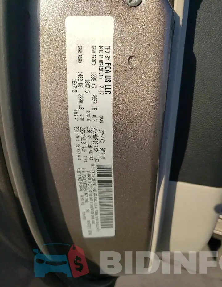 2C4RC1BG3HR841407 Photo# 14