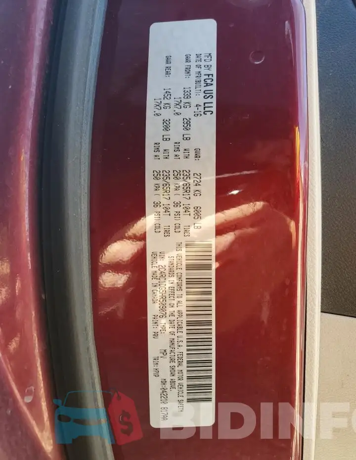 2C4RC1DG5HR509076 Photo# 14