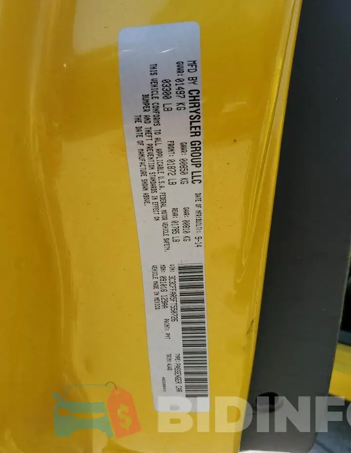 3C3CFFAR5FT550726 Photo# 12