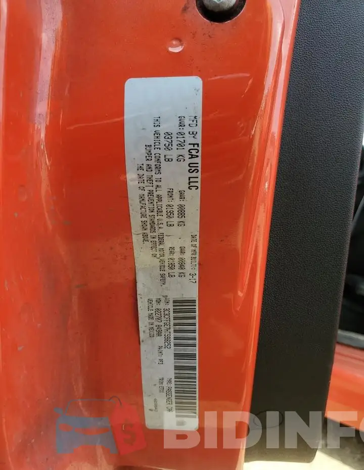 3C3CFFGE7HT598252 Photo# 12