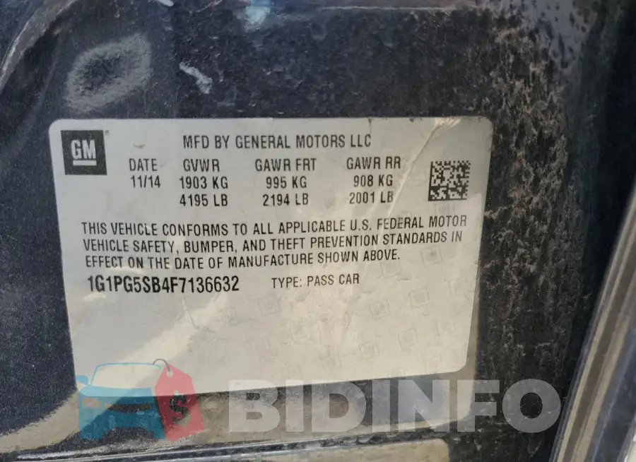 1G1PG5SB4F7136632 Photo# 12