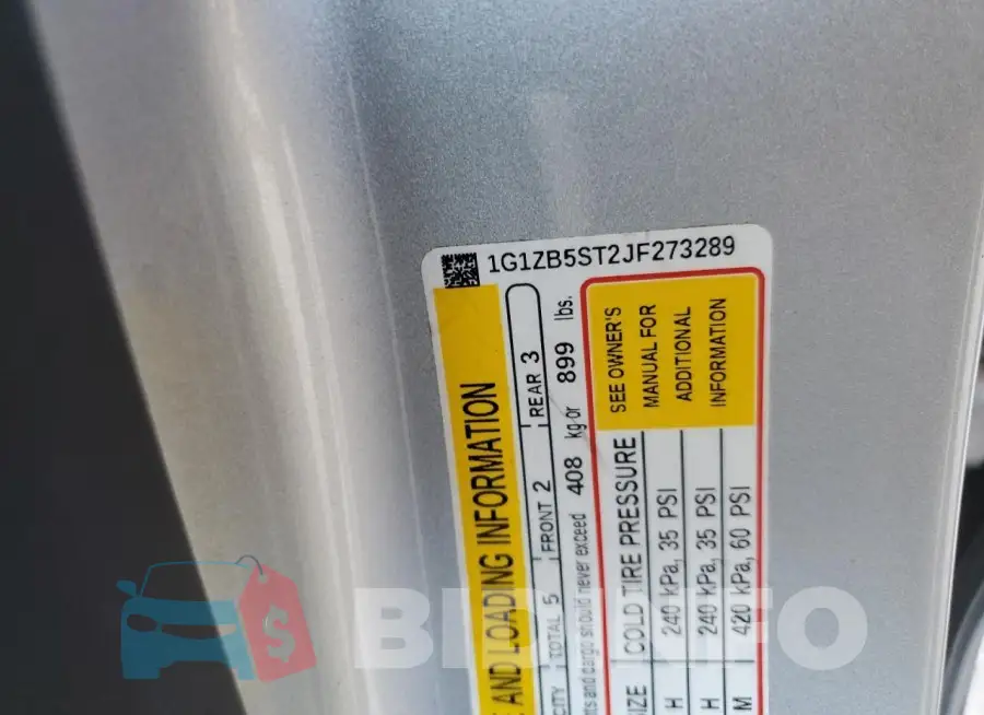 1G1ZB5ST2JF273289 Photo# 12