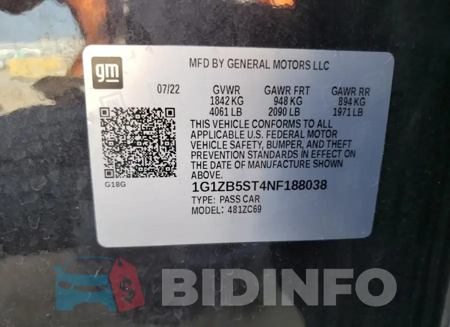 1G1ZB5ST4NF188038 Photo# 12
