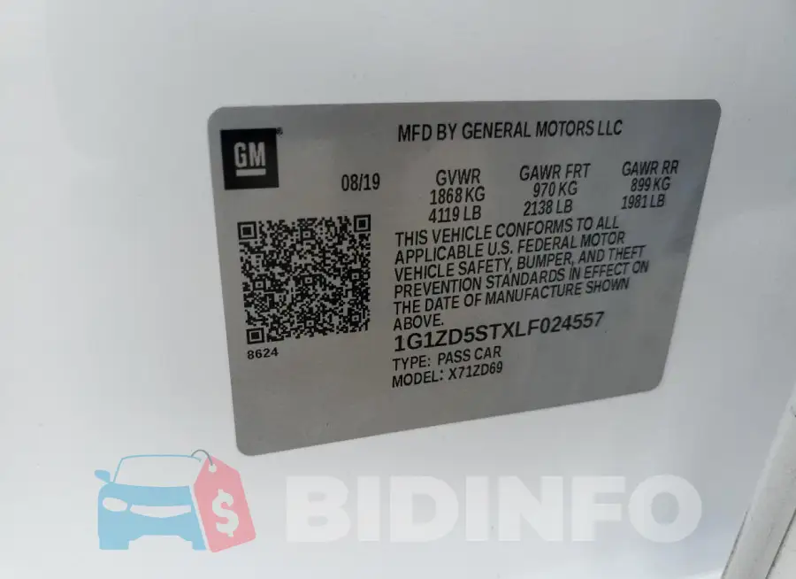 1G1ZD5STXLF024557 Photo# 13