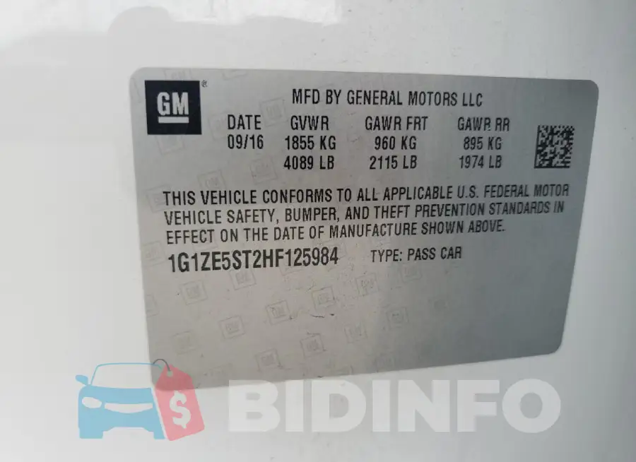1G1ZE5ST2HF125984 Photo# 12