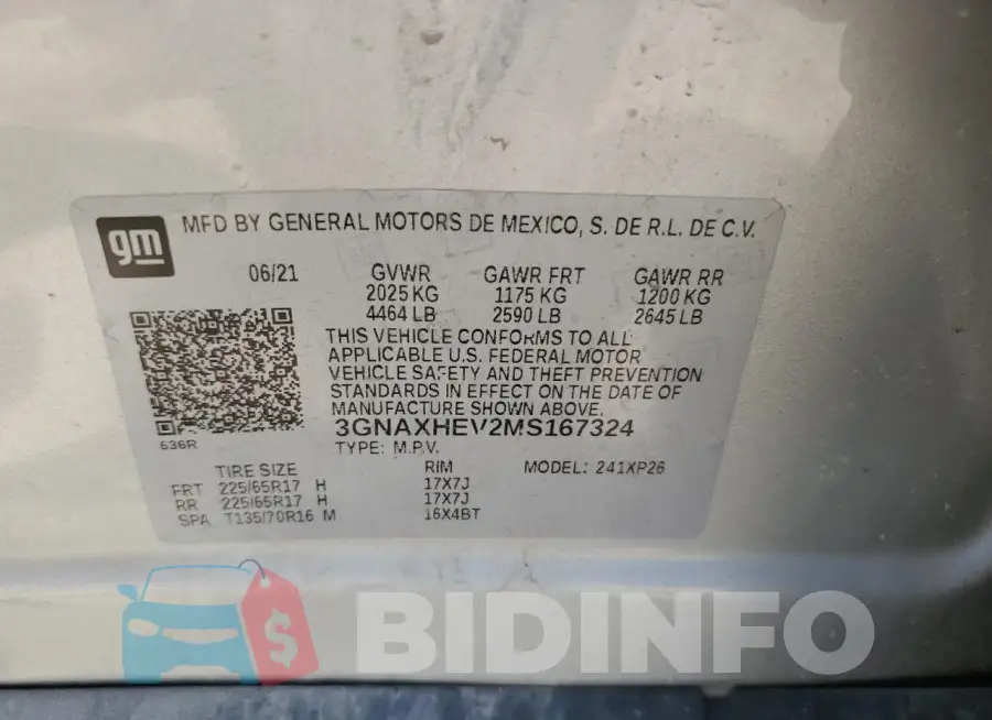 3GNAXHEV2MS167324 Photo# 13
