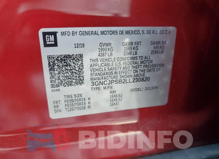 3GNCJPSB2LL230820 Photo# 14