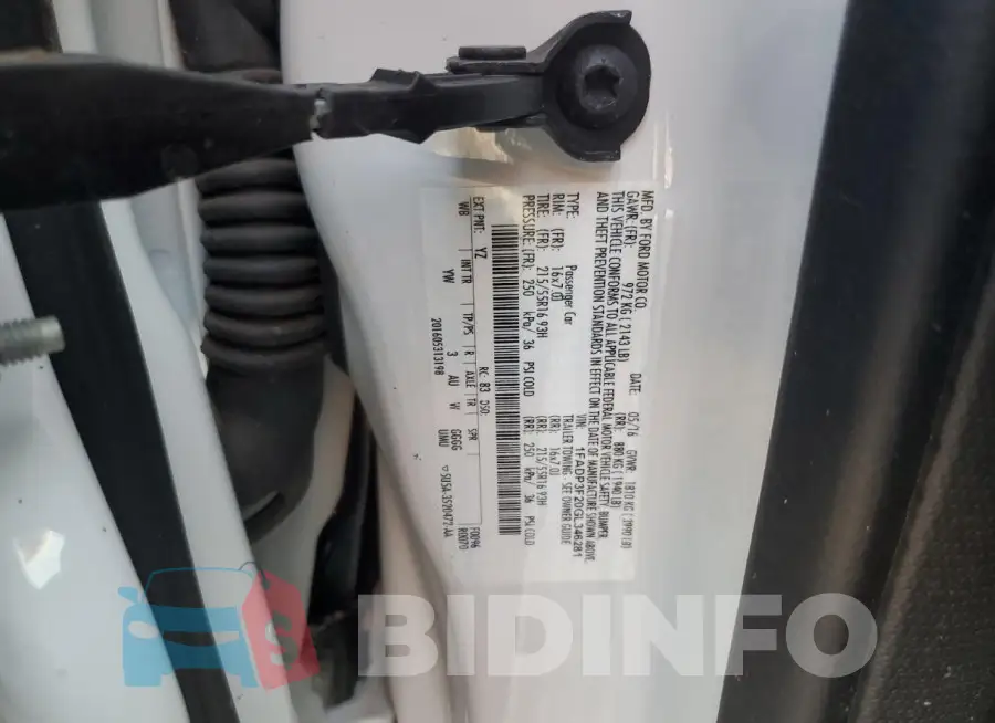 1FADP3F20GL346281 Photo# 13