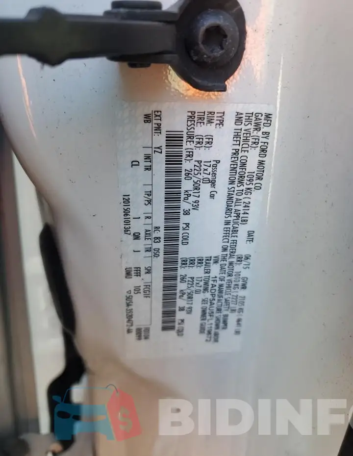 1FADP5AU5FL119672 Photo# 12