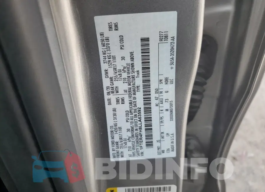 1FTER4FH8LLA63592 Photo# 12