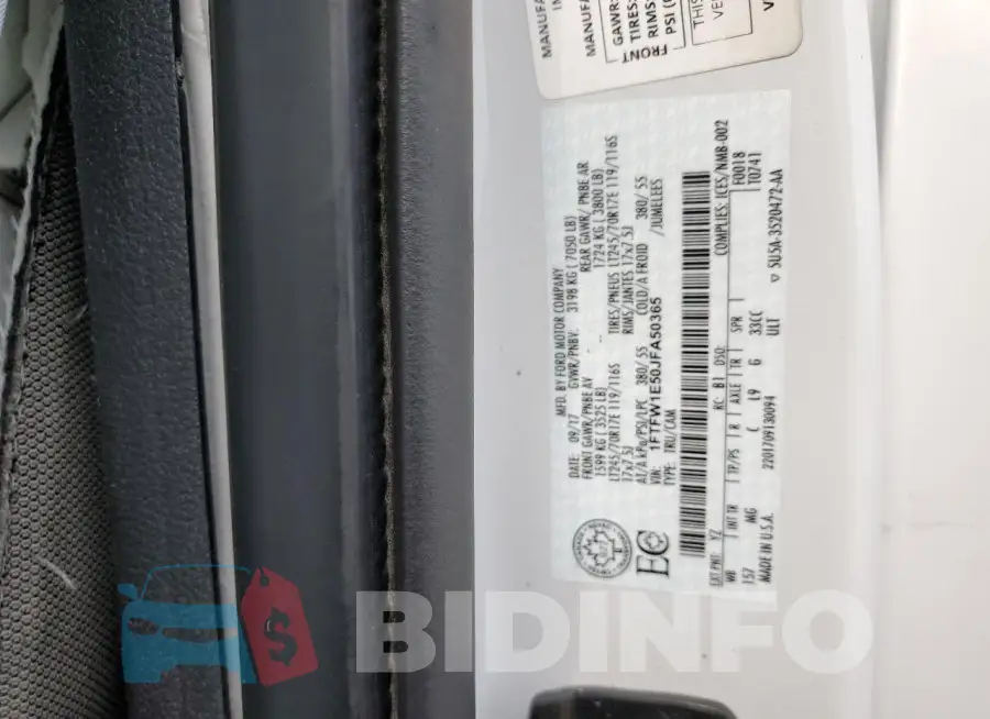 1FTFW1E50JFA50365 Photo# 12
