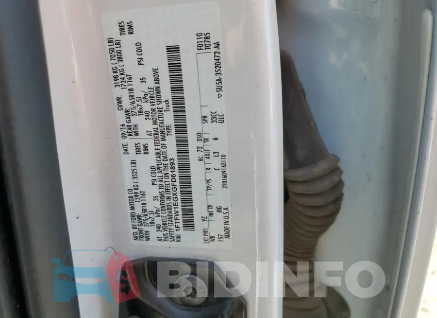 1FTFW1EGXGFD61893 Photo# 12