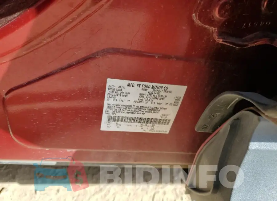 2FMPK4J80HBC36710 Photo# 12