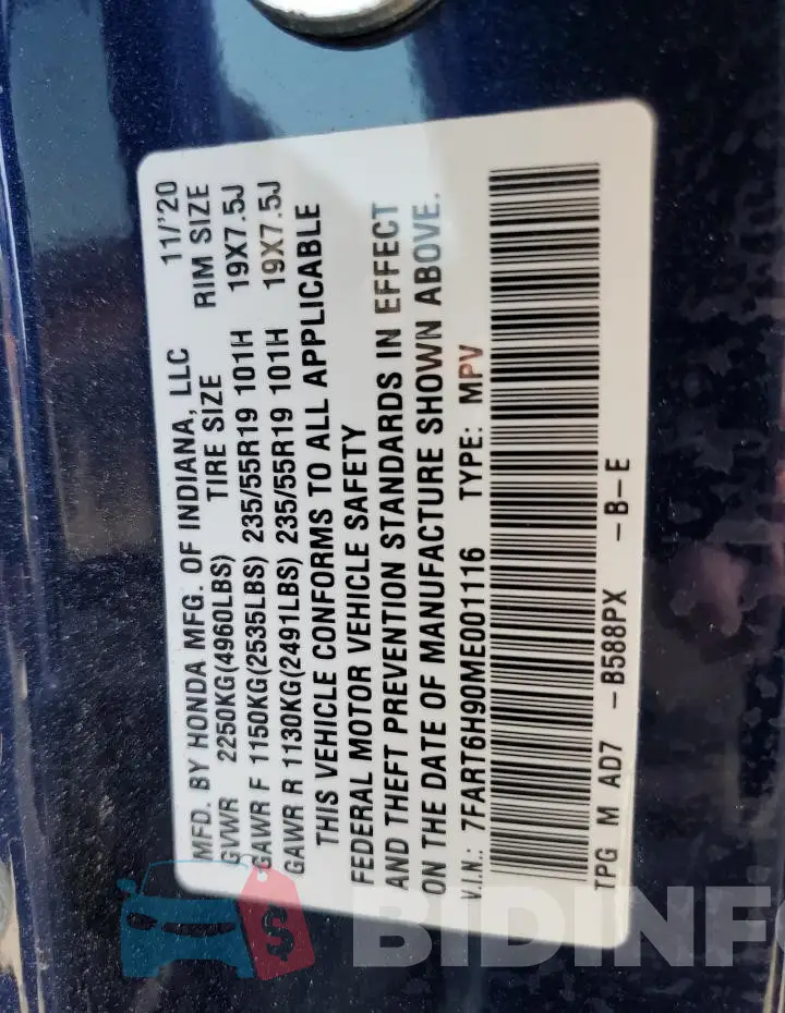7FART6H90ME001116 Photo# 13
