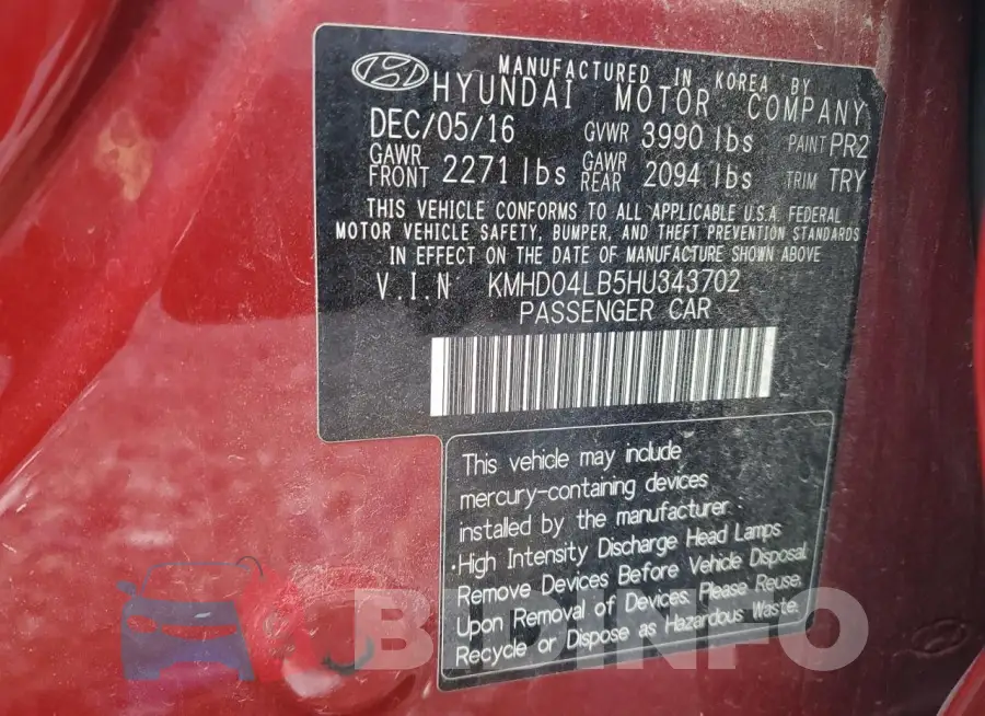 KMHD04LB5HU343702 Photo# 12