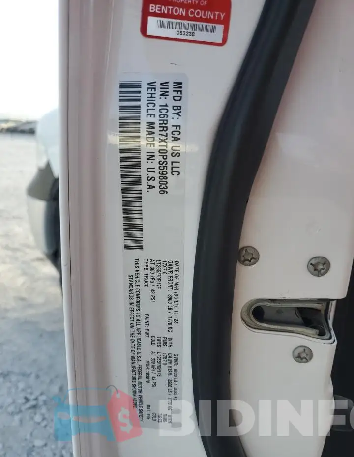 1C6RR7XT0PS598036 Photo# 12