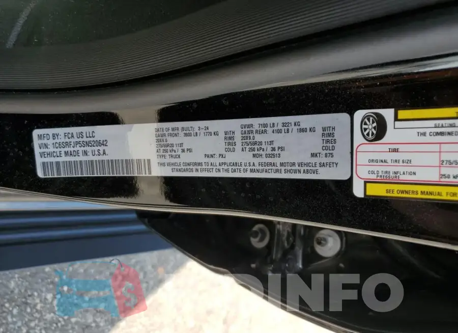 1C6SRFJP5SN520642 Photo# 12