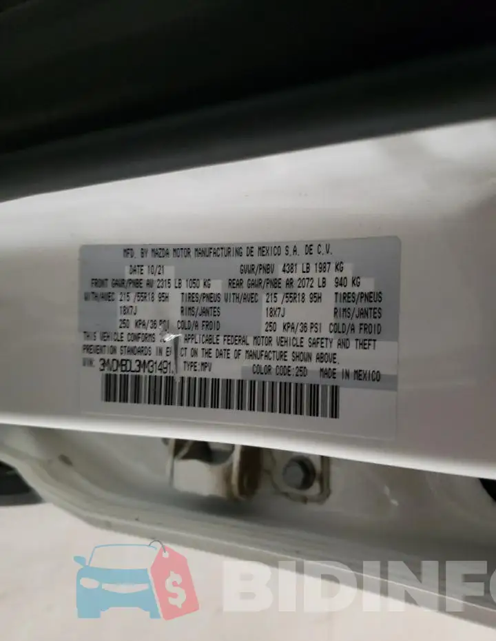 3MVDMBDL3MM314913 Photo# 13