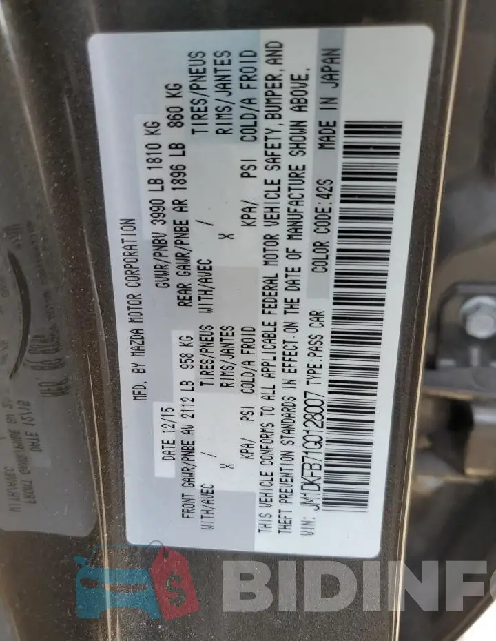 JM1DKFB71G0128007 Photo# 12