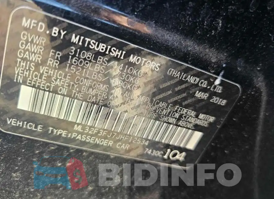 ML32F3FJ7JHF12534 Photo# 10