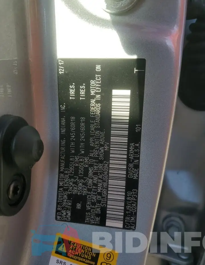 5TDJGRFH8JS040942 Photo# 14