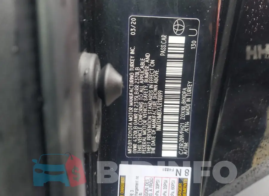 NMTKHMBX7LR110899 Photo# 13