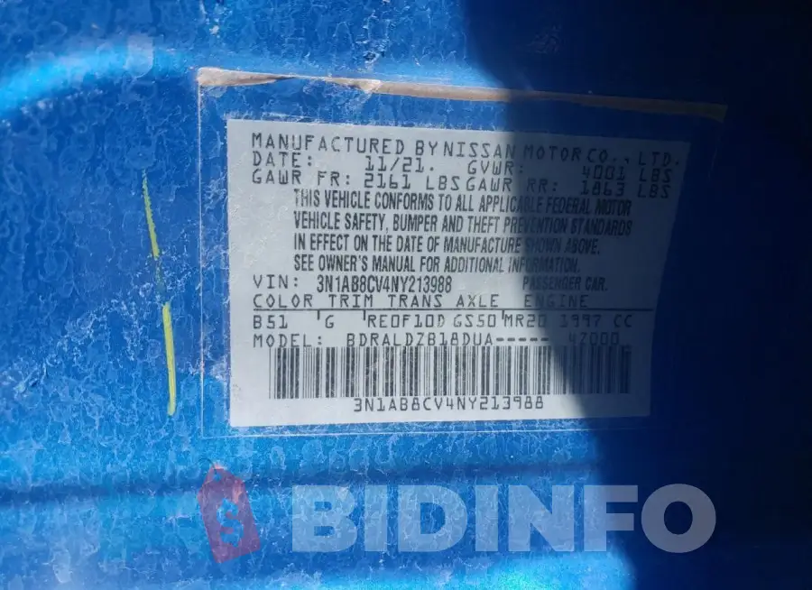 3N1AB8CV4NY213988 Photo# 12