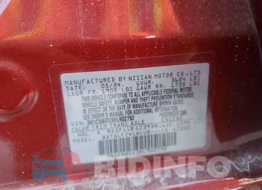 3N1CN8EV3RL902792 Photo# 12