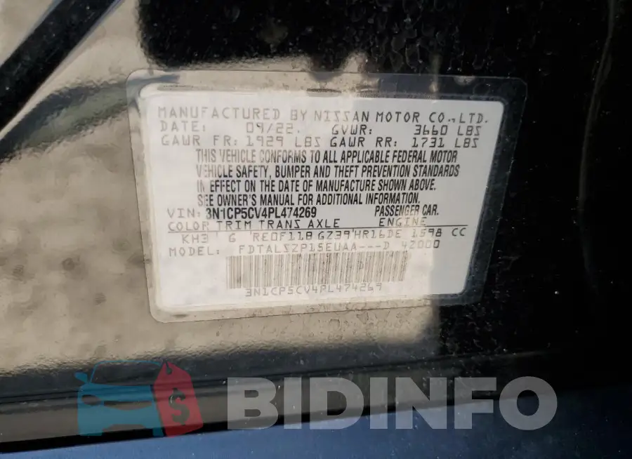 3N1CP5CV4PL474269 Photo# 12