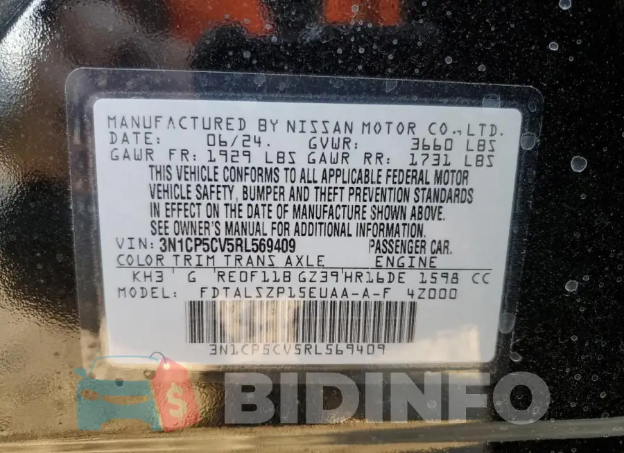 3N1CP5CV5RL569409 Photo# 13