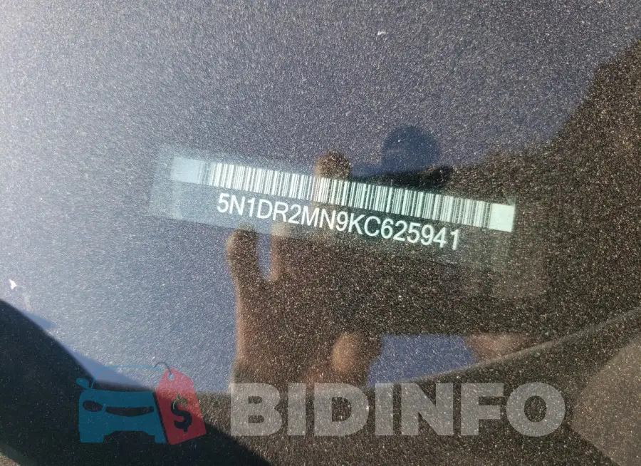 5N1DR2MN9KC625941 Photo# 13