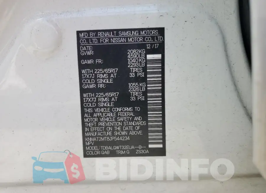KNMAT2MT8JP544234 Photo# 13