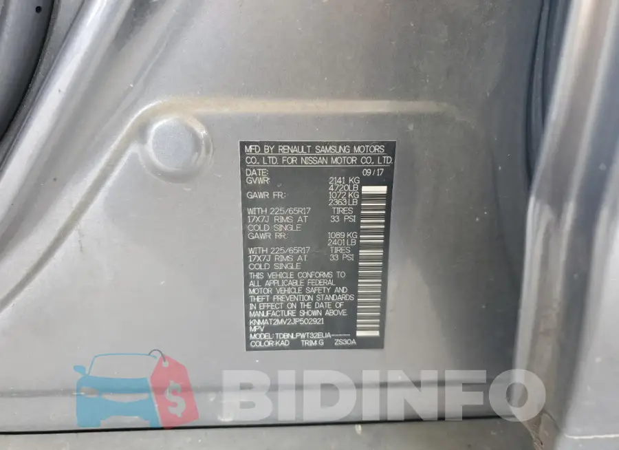 KNMAT2MV2JP502921 Photo# 13