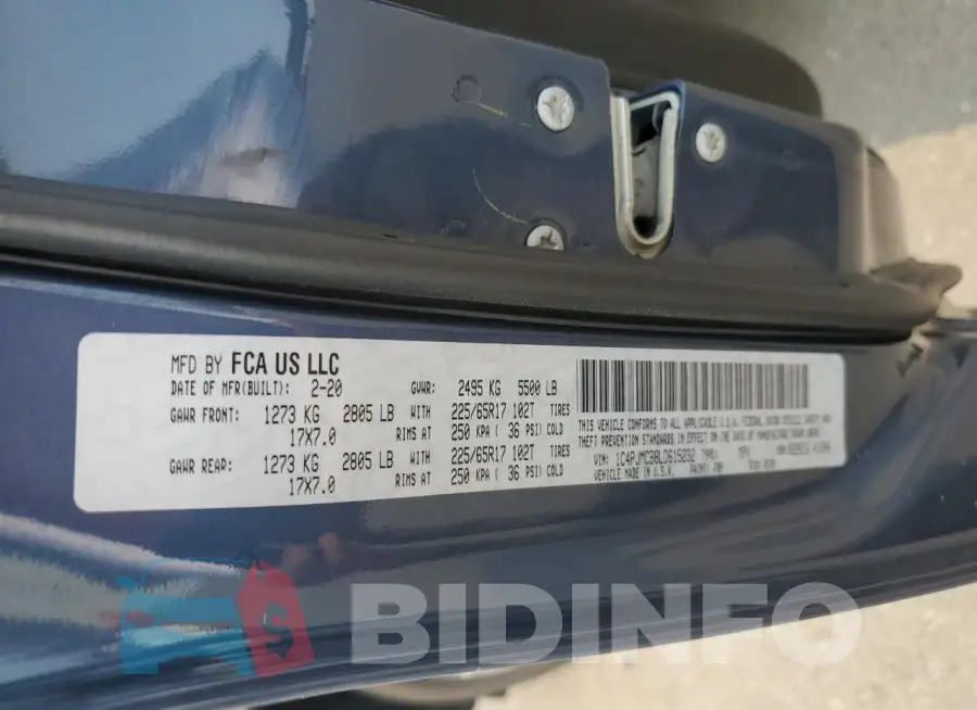 1C4PJMCB8LD615232 Photo# 13