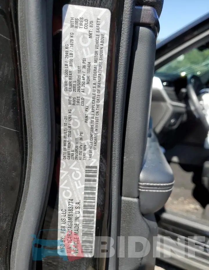 1C4RJJAG8M8183774 Photo# 13
