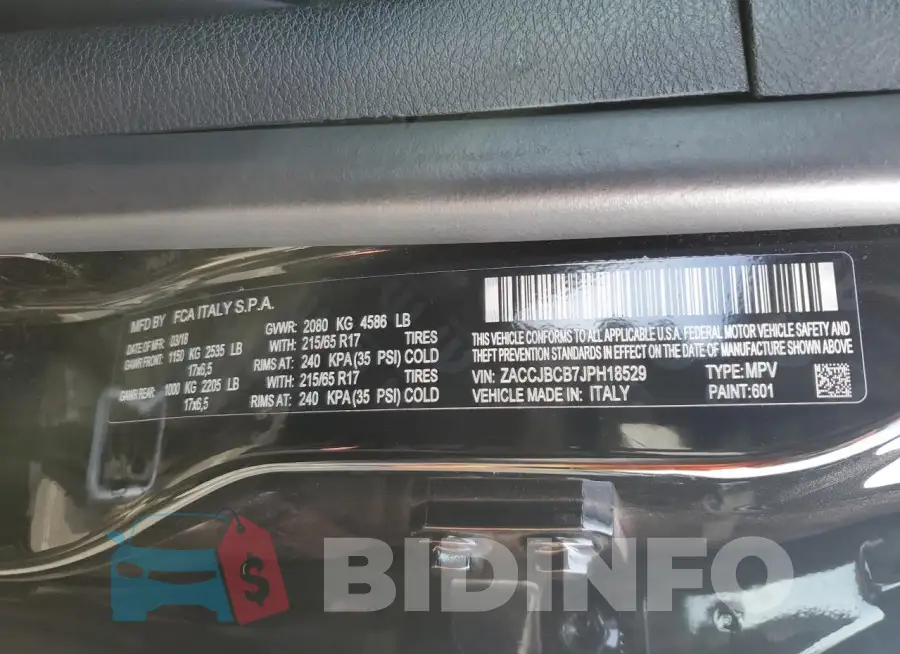 ZACCJBCB7JPH18529 Photo# 12