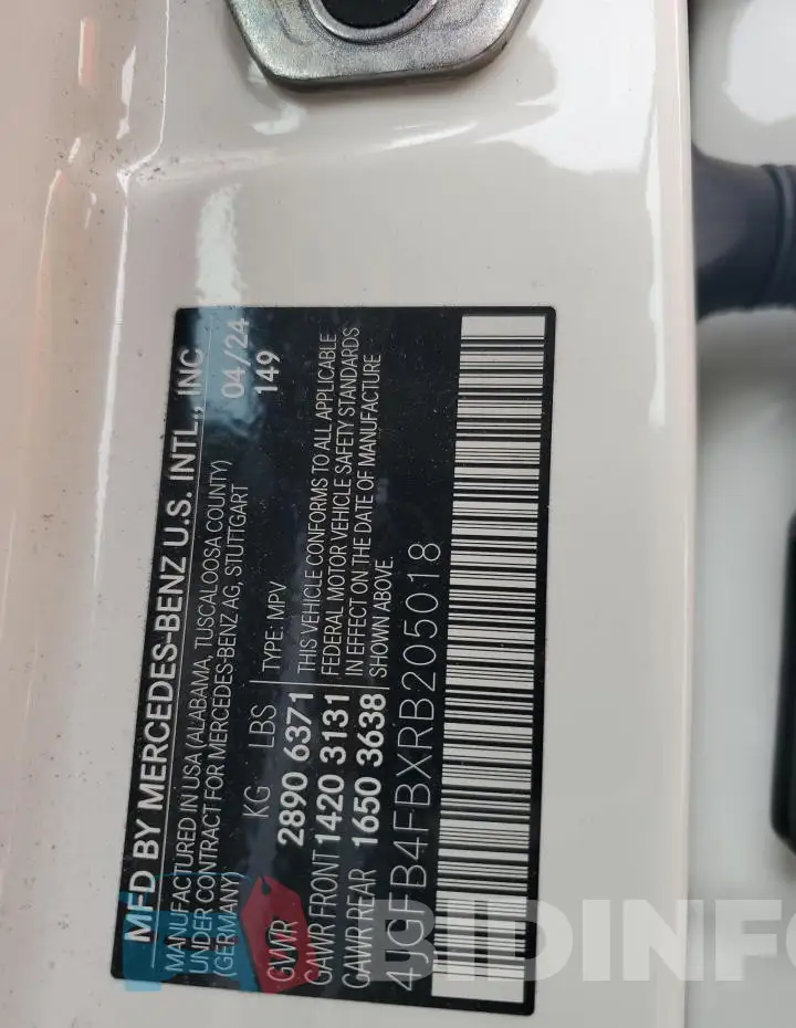 4JGFB4FBXRB205018 Photo# 13
