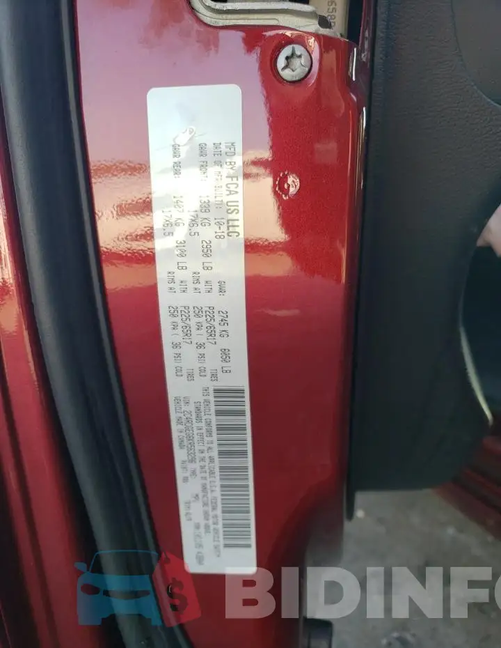 2C4RDGEG6KR563296 Photo# 13
