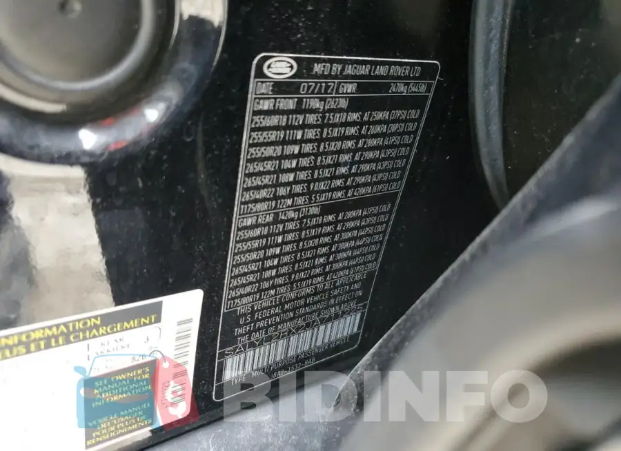SALYL2RX2JA711225 Photo# 13