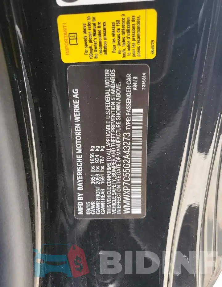 WMWXP7C55G2A43273 Photo# 12