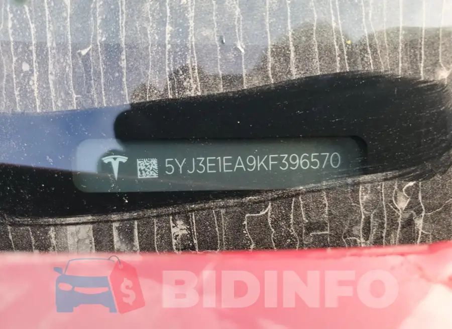 5YJ3E1EA9KF396570 Photo# 12