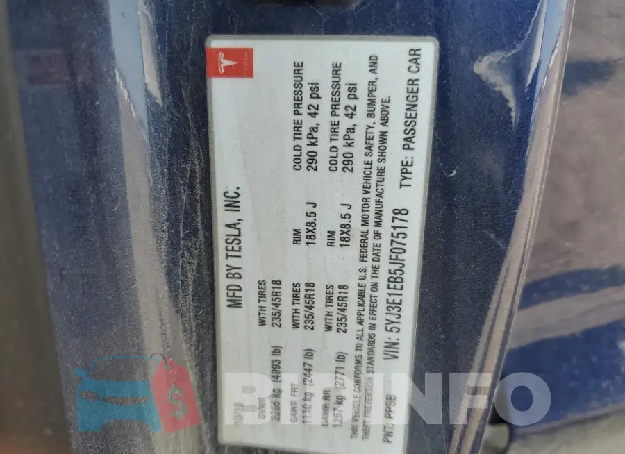 5YJ3E1EB5JF075178 Photo# 13