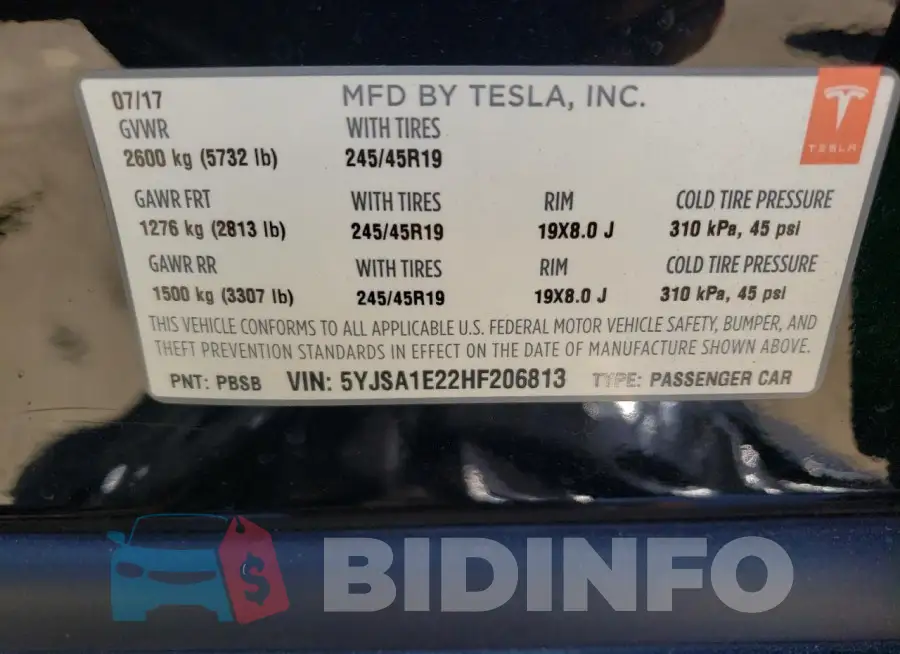 5YJSA1E22HF206813 Photo# 13