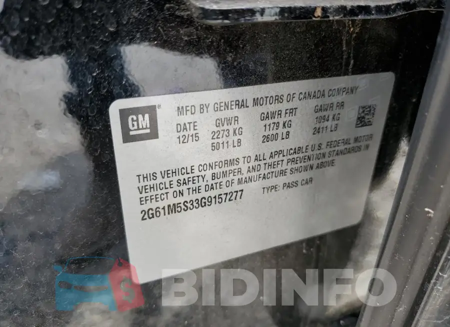 2G61M5S33G9157277 Photo# 12