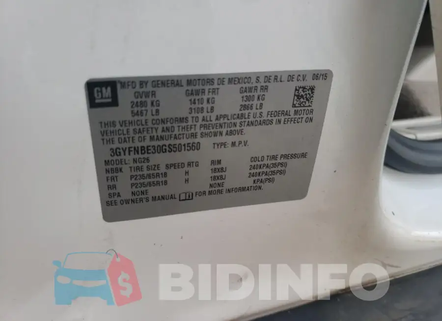 3GYFNBE30GS501560 Photo# 12