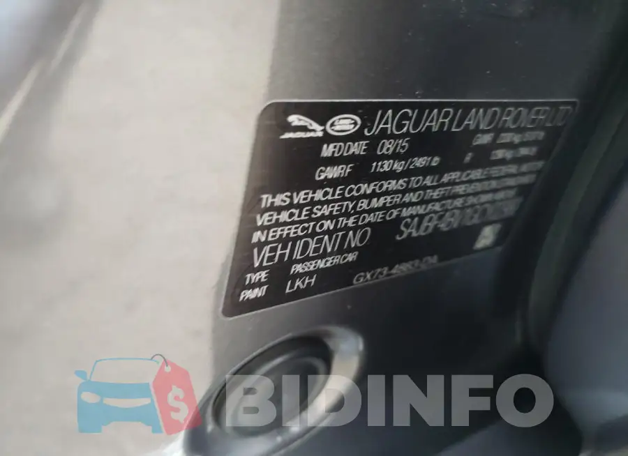 SAJBF4BV1GCY02980 Photo# 12