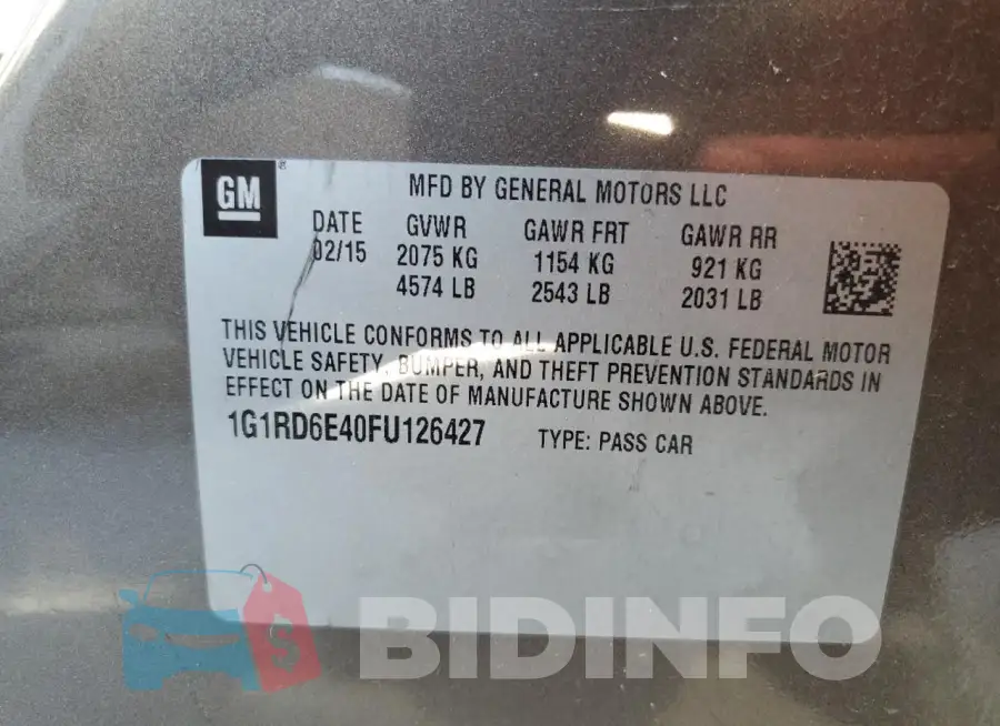 1G1RD6E40FU126427 Photo# 12