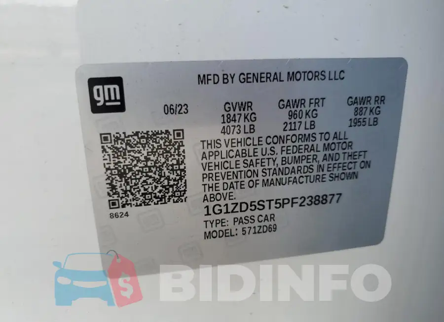 1G1ZD5ST5PF238877 Photo# 12