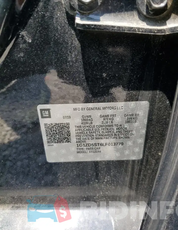 1G1ZD5ST6LF013779 Photo# 12