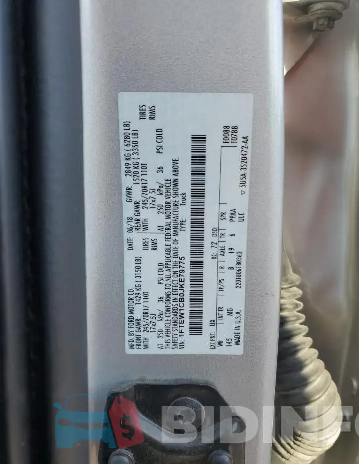 1FTEW1CB0JKE79775 Photo# 12